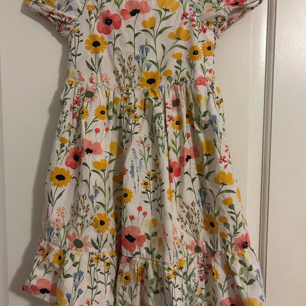 Gymboree Floral Dress - Yellow, Pink, Blue